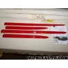 Kit 4 baguettes moulure de porte portiere rouge Fiat Alfa Romeo Lancia original OEM 50903548 pour fiat 500X partir de 2015