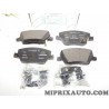 Jeux 4 plaquettes de frein Fiat Alfa Romeo Lancia original OEM 77367628
