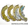 Jeu 4 machoires de frein arriere Fiat Alfa Romeo Lancia original OEM 77364029