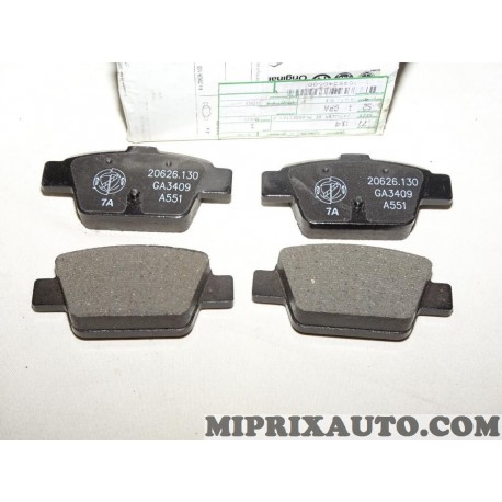Jeux 4 plaquettes de frein arriere Fiat Alfa Romeo Lancia original OEM 71770014 