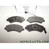 Jeux 4 plaquettes de frein Fiat Alfa Romeo Lancia original OEM 77366022