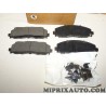 Jeux 4 plaquettes de frein avant Mopar Jeep Dodge Chrysler original OEM 68383243AA