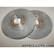 Paire disques de frein avant 330mm diametre ventilé Mopar Jeep Dodge Chrysler original OEM 04779712AA pour chrysler pacifica lan