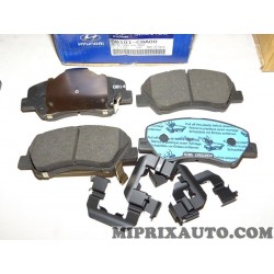 Jeux 4 plaquettes de frein Hyundai Kia original OEM 58101C8A00