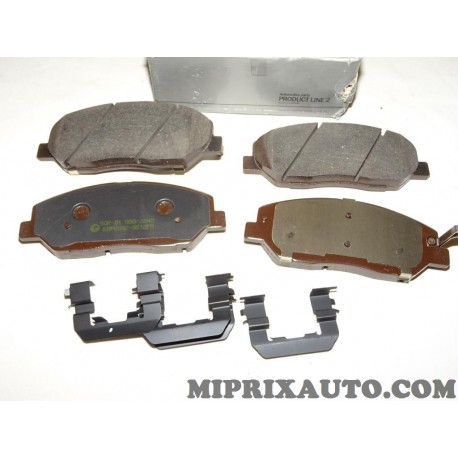 Jeux 4 plaquettes de frein Hyundai Kia original OEM S581012BA10