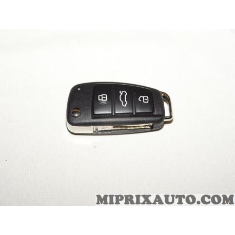 Télécommande coque clé ouverture fermeture (déjà taillé, juste pour récupérer boitier) Volkswagen Audi Skoda Seat original OEM 8