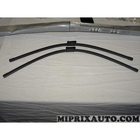 Paire balais essuie glace souple Volkswagen Audi Skoda Seat original OEM 7C1998002A 