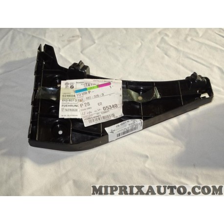 Equerre etrier support fixation parechocs Volkswagen Audi Skoda Seat original OEM 8X0807378D 