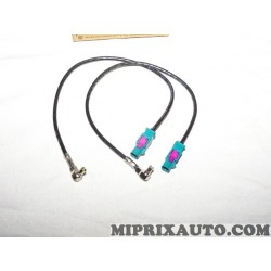 Paire cables faisceau electrique antenne Volkswagen Audi Skoda Seat original OEM 000098713A 