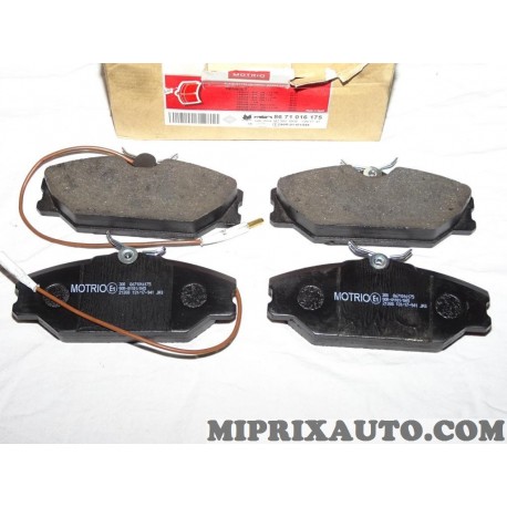 Jeux 4 plaquettes de frein Motrio Renault Dacia original OEM 8671016175 pour renault laguna megane 