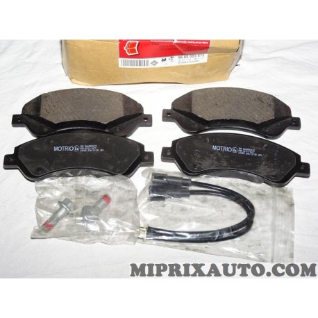 Jeux 4 plaquettes de frein Motrio Renault Dacia original OEM 8660003672 pour ford transit 