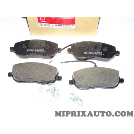 Jeux 4 plaquettes de frein Motrio Renault Dacia original OEM 8671016700 pour citroen C4 C8 jumpy fiat scudo ulysse 