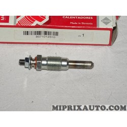 Lot 2 bougies de prechauffe Motrio Renault Dacia original OEM 8671012310 