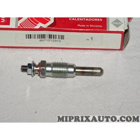 Lot 2 bougies de prechauffe Motrio Renault Dacia original OEM 8671012310 