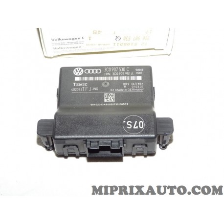 Centrale boitier electronique interface diagnostic Volkswagen Audi Skoda Seat original OEM 3C0907530C pour volkswagen passat de 