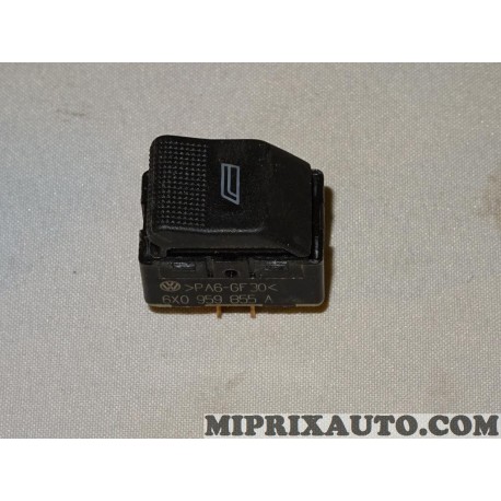 Bouton interrupteur commande leve vitre Volkswagen Audi Skoda Seat original OEM 6X0959855A 