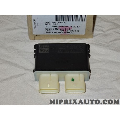 Module calculateur ouverture de coffre Volkswagen Audi Skoda Seat original OEM 3G0962243A pour audi Q5 partir de 2017 seat ateca