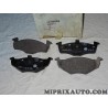 Jeux 4 plaquettes de frein Volkswagen Audi Skoda Seat original OEM 1H0698151B