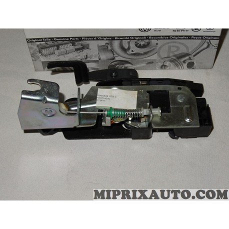 Serrure de porte gauche Volkswagen Audi Skoda Seat original OEM 7M0839015C pour seat alhambra volkswagen sharan de 1996 à 2000 