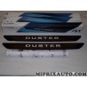 Paire seuils de porte illuminé Metaplast MBTESPE001 Renault Dacia original OEM 8201715981 pour dacia duster partir de 2018