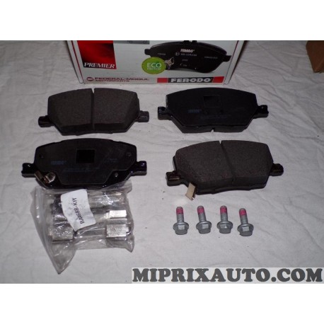 Jeux 4 plaquettes de frein Ferodo Renault Dacia original OEM FDB4688 