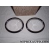 Paire contours chrome phare antibrouillard Renault Dacia original OEM 261527502R