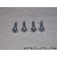 Lot 4 vis fixation revetement parechocs Opel Chevrolet original OEM 13139868