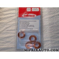 Blister 4 joints bouchon vidange Corteco Opel Chevrolet original OEM 005696S 
