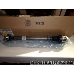 Arbre de transmission entrainement avant Jeep Dodge Chrysler original OEM 52111591AB pour jeep cherokee 2.8CRD 2.8 CRD boite 6 