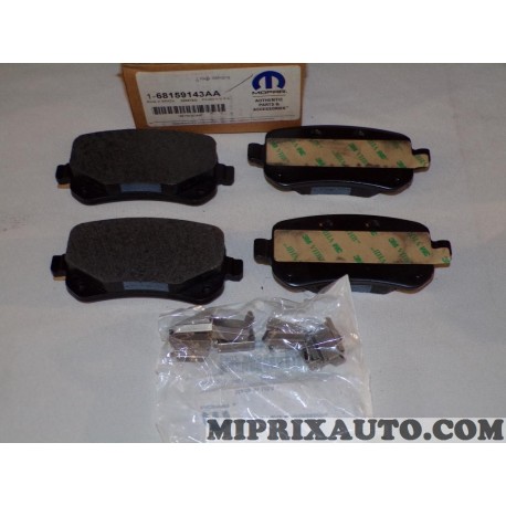 Jeux 4 plaquettes de frein Jeep Dodge Chrysler original OEM 68159143AA 