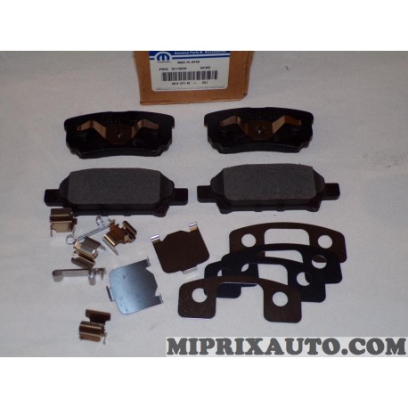 Jeux 4 plaquettes de frein Jeep Dodge Chrysler original OEM 05191271AC 