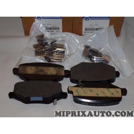 Jeux 4 plaquettes de frein Jeep Dodge Chrysler original OEM 68192439AB 