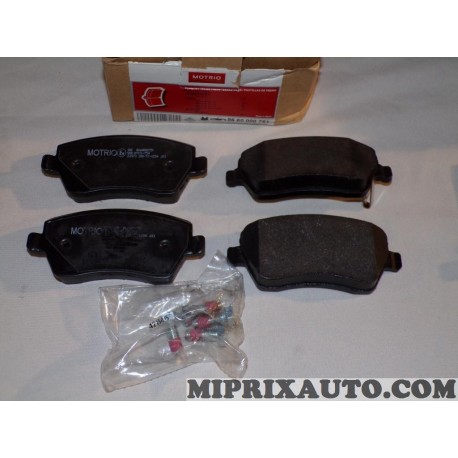 Jeux 4 plaquettes de frein Motrio Opel Chevrolet original OEM 8660000751 pour opel agila B suzuki splash 