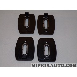 Kit 4 semelles fixation rail de siege avant Renault Dacia original OEM 7701208538 