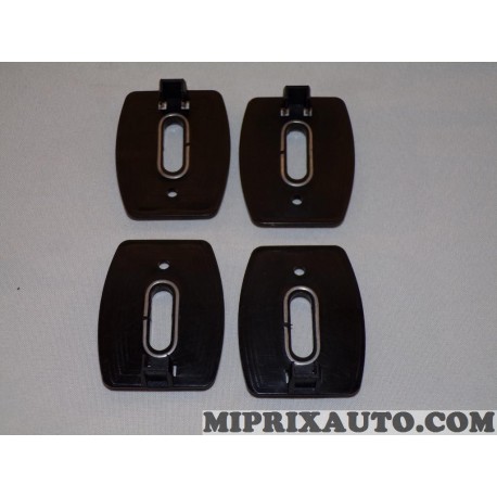 Kit 4 semelles fixation rail de siege avant Renault Dacia original OEM 7701208538 