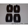 Kit 4 semelles fixation rail de siege avant Renault Dacia original OEM 7701208538
