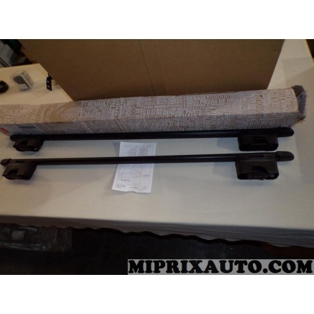 Paire barres de toit sur barre longitudinale Renault Dacia original OEM 8201356711 pour dacia logan MCV 2 II 