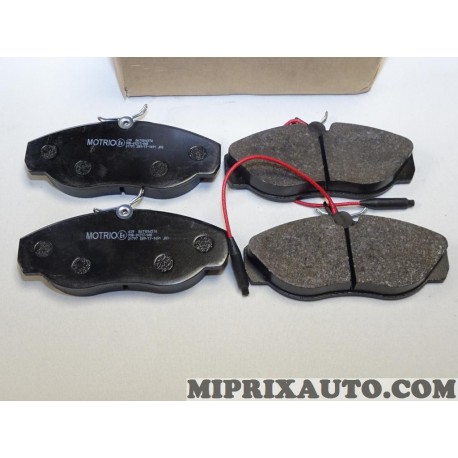 Jeux 4 plaquettes de frein Motrio Citroen Peugeot original OEM 8671016576 pour citroen jumper peugeot boxer fiat ducato 