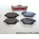 Jeux 4 plaquettes de frein Motrio Citroen Peugeot original OEM 8660003666 pour citroen C4