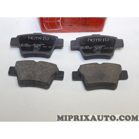 Jeux 4 plaquettes de frein Motrio Citroen Peugeot original OEM 8671016694 pour citroen C4 et peugeot 307 
