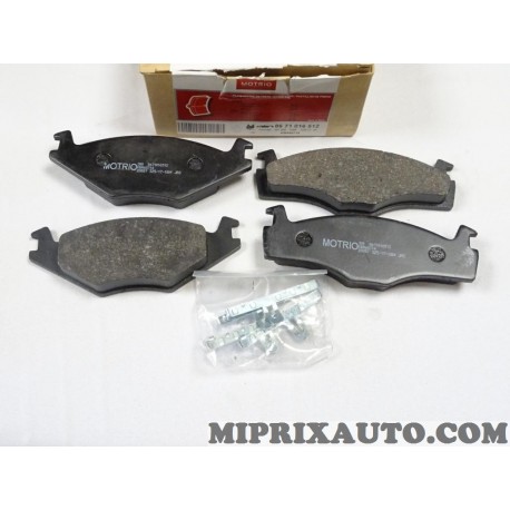 Jeux 4 plaquettes de frein Motrio Volkswagen Audi Seat Skoda original OEM 8671016512 pour volkswagen polo seat ibiza cordoba 