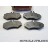 Jeux 4 plaquettes de frein Motrio Mercedes original OEM 8671019177 pour mercedes sprinter classe G
