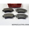 Jeux 4 plaquettes de frein Motrio Citroen Peugeot original OEM 8671016556 pour citroen xsara peugeot 206 306