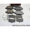 Jeux 4 plaquettes de frein Motrio Mercedes original OEM 8660003870 pour mercedes classe A W168