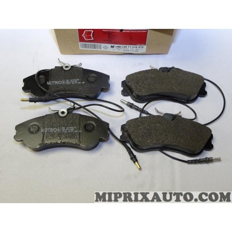 Jeux 4 plaquettes de frein Motrio Citroen Peugeot original OEM 8671016578 pour peugeot 306 citroen berlingo xsara 