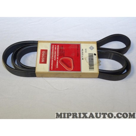 Courroie accessoire 6PK1718 Motrio Renault Dacia original OEM 8671019704 