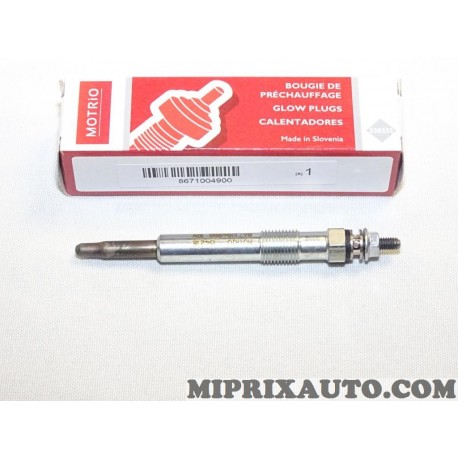 Lot 2 bougies de prechauffe Motrio Renault Dacia original OEM 8671004900 