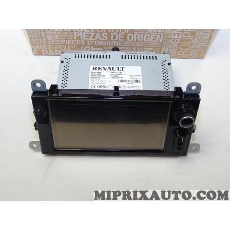 Autoradio multimedia GPS ecran tactil Renault Dacia original OEM 281157941R pour renault clio 4 IV (code à acheter séparément)