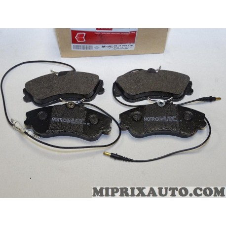 Jeux 4 plaquettes de frein Motrio Citroen Peugeot original OEM 8671016578 pour peugeot 306 partner citroen berlingo xsara 