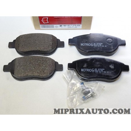 Jeux 4 plaquettes de frein Motrio Citroen Peugeot original OEM 8671016558 citroen C3 C4 xsara dont picasso 